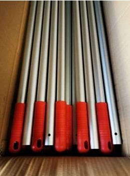 Ручки для держателей МОПов UCTEM-PLAS -  UCTEM-PLAS Алюминиевая рукоятка (анодированная), цвет красный 130 см