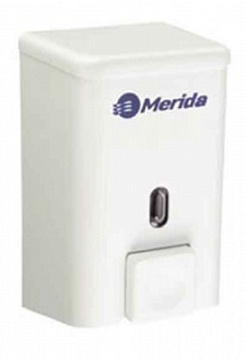 Оснащение гостиниц и офисов Merida - Дозатор для жидкого мыла  Merida ПОПУЛЯРНЫЙ (белый) 1000 мл
