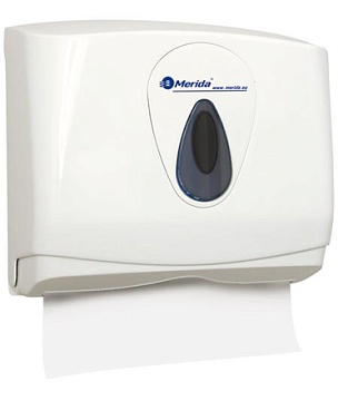 Оборудование для туалетных и ванных комнат Merida - Диспенсер для бумажных полотенец  Merida MINI MERIDA TOP серая капля, для листовых полотенец
