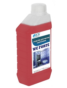 Химия для клининга ACG - Средство для чистки сантехники  ACG WC FORTE, 1 л