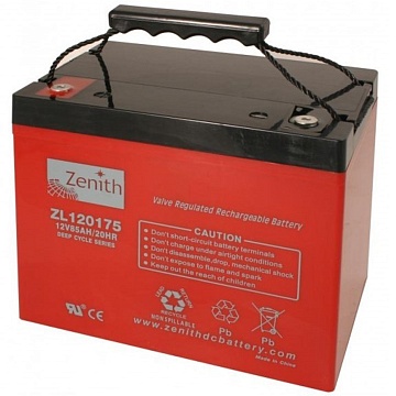Гелевые аккумуляторы ZENITH - Аккумулятор тяговый  ZENITH ZL120175