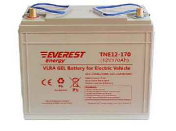 Гелевые аккумуляторы - Аккумулятор тяговый  EVEREST Energy TNE 12-170
