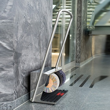 Оснащение гостиниц и офисов HEUTE - Аппарат для чистки обуви  HEUTE Polifix 2 plus нерж. сталь