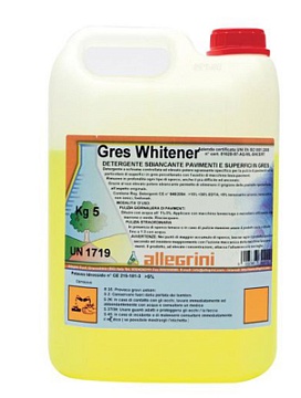 Моющие средства для пола - Моющее средство для пола  Allegrini GRES WHITENER, 6 кг*4