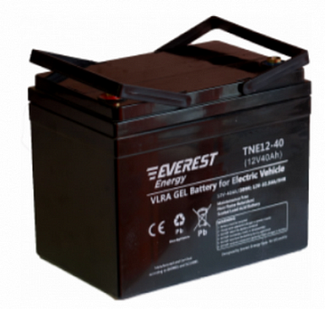Гелевые аккумуляторы EVEREST Energy - Аккумулятор тяговый  EVEREST Energy TNE 12-40