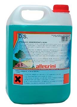 Химические средства Allegrini - Средство для чистки сантехники  Allegrini DS, 5 кг*4