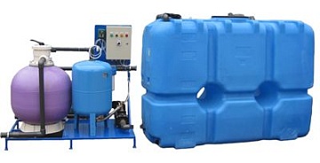 Системы очистки сточных вод автомойки АРОС - Система очистки воды  АРОС АРОС 10