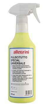 Специальные химические средства Allegrini - Химическое средство  Allegrini PULISCITUTTO SPECIAL UNIVERSALE, 750 мл*12