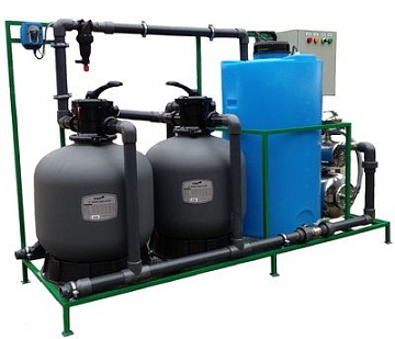 Системы очистки сточных вод автомойки Техника уборки - Система очистки воды  АРОС АРОС 2.3