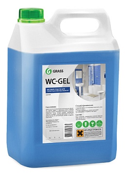 Химические средства GRASS - Средство для чистки сантехники  GRASS WC-Gel, 5,3 кг