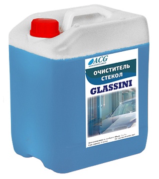 Химические средства ACG - Средство для очистки стекол  ACG GLASSINI, 5 л