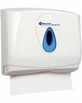 Оборудование для туалетных и ванных комнат Merida - Диспенсер для бумажных полотенец  Merida MINI MERIDA TOP синяя капля, для листовых полотенец