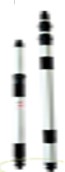 Телескопические ручки, штанги и удлинители -   Телескопическая штанга 1,66 м с набором воды