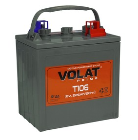 Аккумуляторы 6 вольт - Аккумулятор тяговый  VOLAT T106