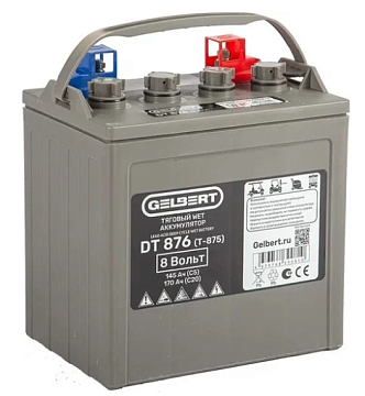 Тяговые аккумуляторы - Аккумулятор тяговый  Gelbert DT876