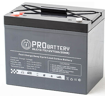 Тяговые аккумуляторы PROBATTERY - Аккумулятор тяговый  PROBATTERY HLС12-85