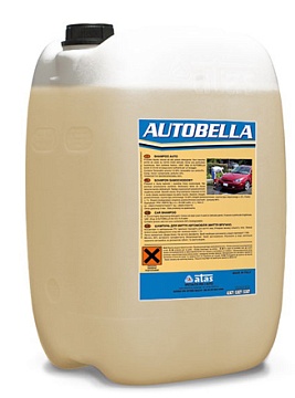 Химия для автомоек ATAS - Автошампунь для ручной мойки  ATAS Autobella, 10 кг