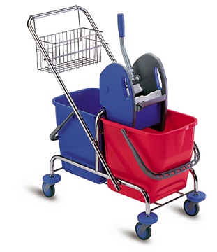 Уборочные тележки Euromop - Двухведерная тележка  Euromop LINEA 993 2х25л