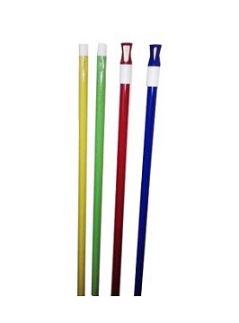 Ручки для держателей МОПов -  UCTEM-PLAS Рукоятка металическая (цветная) 120 см. с резьбой