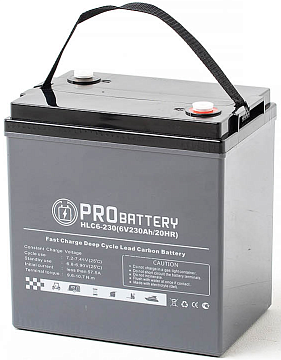 Гелевые аккумуляторы PROBATTERY - Аккумулятор тяговый  PROBATTERY HLС6-230
