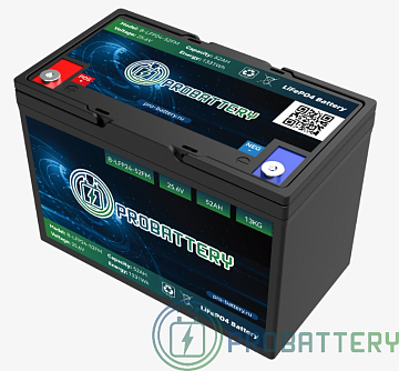 Аккумуляторы Li-ion PROBATTERY - Аккумулятор тяговый  PROBATTERY В-LFP24-72FM
