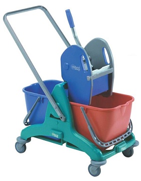 Уборочные тележки Euromop - Двухведерная тележка  Euromop 3P 2х15л