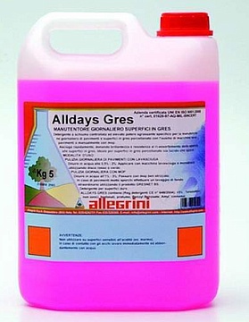 Производители - Моющее средство для пола  Allegrini ALLDAYS GRES, 5 кг*4