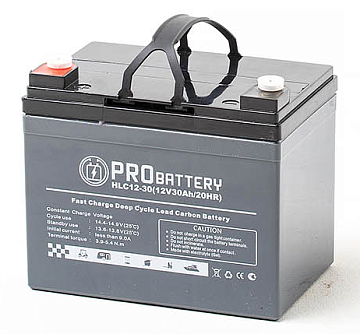 Тяговые аккумуляторы PROBATTERY - Аккумулятор тяговый  PROBATTERY HLC12-30