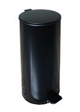 Оснащение гостиниц и офисов TITAN -  TITAN Урна с педалью 30 л черная/белая /серая