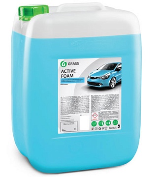 Химия для автомоек GRASS - Автошампунь для бесконтактной мойки  GRASS Active Foam, 21 кг