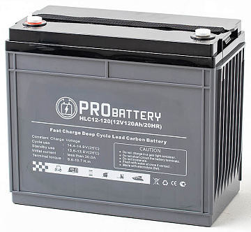 Гелевые аккумуляторы PROBATTERY - Аккумулятор тяговый  PROBATTERY HLC12-120